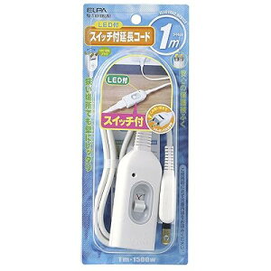 Gp (ELPA) XCb`tR[h RZg 1m 125V 15A XCOvO W-S1010B(W)