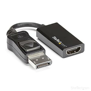 StarTech.com DisplayPort - HDMIϊA_v^/4K60HzΉ/DP 1.4 - HDMI 2.0 ANeBuRo[^/h~ΉfBXvC|[gRlN^ DP2HD4K60S