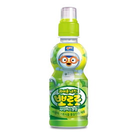 【賞味期限 2025年5月22日】パルド ポロロジュース マスカット味 235ml / ポロロジュース 韓国飲料 子ども向けジュース ポロロ 韓国キャラクター 韓美食アウトレット 訳あり なくなり次第終了