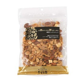 燻製ミックスナッツ(大袋)【ワインとの同梱可能】【ラッピング不可】【ギフトBOX不可】 内容量205g おつまみ 酒のつまみ ワイン同梱 乾燥チーズ ジャイアントコーン とうもろこし アーモンド カシューナッツ くるみ マカダミアナッツ パスタ 原産国日本