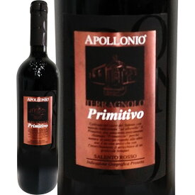 アッポローニオ・テラニョーロ・サレント・プリミティーヴォ 2021 イタリア 赤ワイン 750ml フルボディ 辛口 プーリア プーリア州 IGP Rosso プリミティーヴォ100% 濃厚果実味 完熟ジャム ヴァニラ カシス プラム ベリー系 ブラックペッパー ハーブ 熟成 力強い余韻 15%