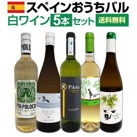 【送料無料】目からウロコ!!スペイン白ワインの「いま」は超激旨!!スペインおうちバル白ワイン5本セット！