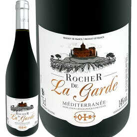 ロシェ・ド・ラ・ガルド・メディテラネ フランス 750ml メルロー グルナッシュ シラー ブレンド IGPメディテラネ ラングドック 赤ワイン ミディアムボディ 14% 地中海 ハーブ カシス プルーン リコリス クローヴ スミレ ラム肉 ロースト