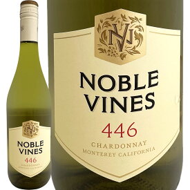 ノーブル・ヴァイン・446・シャルドネ　2022アメリカ　白ワイン 750ml 辛口