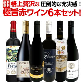 赤ワイン フルボディ セット ワインセット 赤 ワイン ギフト 箱 京橋ワイン 京橋わいん 6本 飲み比べ プレゼント 贅沢 送料無料 【 第12弾 圧倒的な充実感格上贅沢な極旨赤ワイン6本セット 】