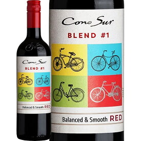 コノスル・ビシクレタ・レッド・ブレンド#1(最新ヴィンテージでお届け)赤ワイン チリ 750ml ConoSur セントラル・ヴァレー 冷やして美味しい ジューシー 果実味 ブラックベリー プラム 野イチゴ カリニャン プティ・ヴェルド カベルネ・フラン テンプラニーニョ グルナッシュ
