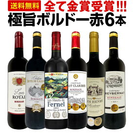 赤ワイン フルボディ セット ワインセット 赤 ワイン ギフト 箱 京橋ワイン 京橋わいん 6本 金賞 ボルドー 上質 飲み比べ ボルドー 送料無料 第290弾 全て 金賞受賞 史上最強級 極旨ボルドー赤ワイン6本セット 飲み比べセット テイスティング スタッフ厳選 贈り物