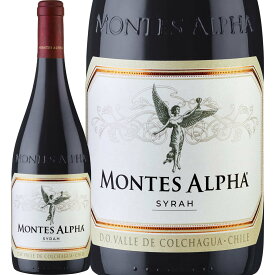 モンテス・アルファ・シラー 2022 チリ 赤ワイン 750ml フルボディ 辛口 Montesワイン 赤ワイン 赤 ギフト プレゼント 94点 シラー90% コルチャグア・ヴァレー ジェームズ・サックリング 94点 カベルネ・ソーヴィニヨン ヴィオニエ ブラックベリー ブルーベリー 熟したプラム