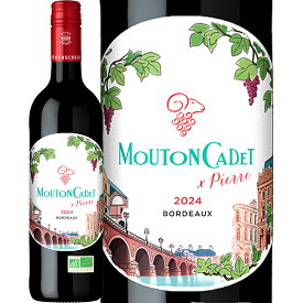 ムートン・カデ・ルージュ・オーガニック・バイ・ピエール 2024【フランス】【赤ワイン】【750ml】【ミディアムボディ】【辛口】