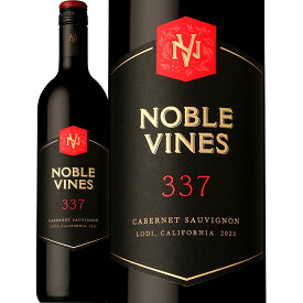 ノーブル・ヴァインズ・337・カベルネ・ソーヴィニョン2022アメリカ　赤ワイン 750ml 辛口