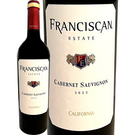 フランシスカン・カリフォルニア・カベルネ・ソーヴィニョン 2023 アメリカ 赤ワイン 750ml 辛口 ナパ ナパ・ヴァレー カリフォルニア州 フルボディ カベルネ100% 黒ベリー カシス プルーン ブラックベリー イチジク オーク樽 樽香 土のニュアンス 熟した果実味 重厚感