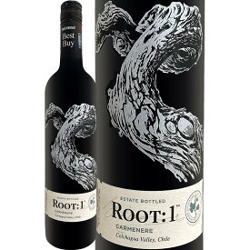 ルート・ワン・カルメネール・レゼルヴァ(最新ヴィンテージ) チリ 赤ワイン 750ml 辛口 フルボディ Root One Ventisquero コルチャグア・ヴァレー カルメネール85% シラー15% 2014 ヴィンテージ アルコール13% ブラックベリー ブラックチェリー プラム コーヒー コショウ