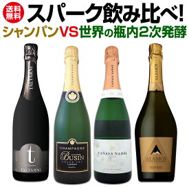 【送料無料】シャンパンvs世界の瓶内2次発酵スパーク飲み比べ! シャンパーニュ スペイン カヴァ オーストラリア アルゼンチン 瓶内2次発酵 本格的スパークリングワインセット 産地別飲み比べ フレンチエスプリット ブティックワイナリー 伝統製法