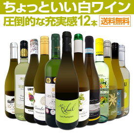 【送料無料】第112弾！当店オススメばかりを厳選したちょっといい白ワイン12本セット