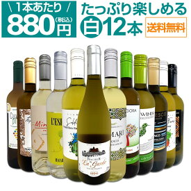 白ワイン セット ワインセット 白 ワイン ギフト 箱 京橋ワイン 京橋わいん 特選 12本 お歳暮 飲み比べ 詰め合わせ プレゼント 白ワイン 送料無料 第105弾 1本あたり880円(税込) 採算度外視の大感謝 厳選白ワイン