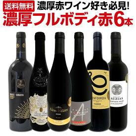 【送料無料】第56弾！≪濃厚赤ワイン好き必見!≫大満足のフルボディ6本セット!