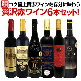 赤ワイン セット ワインセット 赤 ワイン ギフト 箱 京橋ワイン 京橋わいん 6本 飲み比べ 送料無料 【第50弾 当店厳選 赤ワイン好きならこのセット 格別の美味しさ コク旨 上質 赤ワインを存分に味わう贅沢赤ワイン6本 】