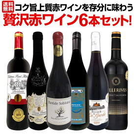 赤ワイン セット ワインセット 赤 ワイン ギフト 箱 京橋ワイン 京橋わいん 6本 飲み比べ 送料無料 【第51弾 当店厳選 赤ワイン好きならこのセット 格別の美味しさ コク旨 上質 赤ワインを存分に味わう贅沢赤ワイン6本 】