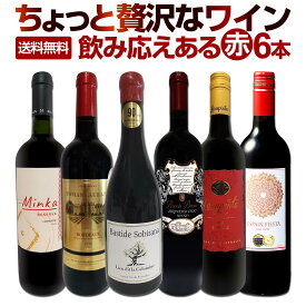 赤ワイン フルボディ セット ワインセット 赤 ワイン ギフト 箱 京橋ワイン 京橋わいん 6本 飲み比べ 特選 送料無料 【 第176弾 当店厳選 これぞ極旨赤ワイン 『大満足！充実の飲み応え！』 贅沢なスーパー・セレクト 】