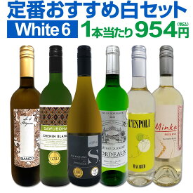 【送料無料】第234弾！美味しい辛口白ワインだけを当店が厳選!!特大感謝の大満足白ワイン6本セット!!