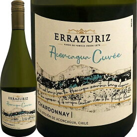 エラスリス・アコンカグア・キュベ・シャルドネ (最新ヴィンテージ) 白ワイン チリ Errazuriz 750ml 辛口 ドライ アコンカグア・ヴァレー 樽熟成 オーク樽熟成 手摘み ハンドピック 全房発酵 ホールクラスター発酵 トロピカルフルーツ