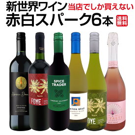 【送料無料】超お買い得！当店でしか買えない新世界ワイン、赤白スパーク6本セット！
