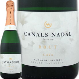 カナルス・ナダル・カバ・ブリュット スペイン 白スパークリングワイン 750ml 辛口 カタルーニャ ペネデス 瓶内二次発酵 伝統製法 カヴァ カバ チャレッロ マカベオ パレリャーダ 最高樹齢60年 古木 高樹齢 瓶内熟成13カ月 残糖8.0g/L 家族経営 独占直輸入 ロングセラー