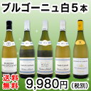 【送料無料】特大感謝の厳選ブルゴーニュ白ワイン5本セット!