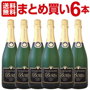 �y���������z�y�܂Ƃߔ����z�V�����p�[�j���E�W���b�N�E�u�T���E�O�����E�N�����E�u�����b�g�E�g���f�B�V����×6�{ �h�� �V�����p�� 750ml Jacques Busin �s�m�E�m���[��70% �V�����h�l30% �m���E