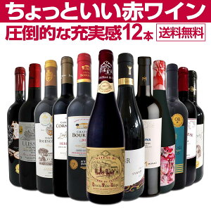 【送料無料】第9弾!当店オススメばかりを厳選したちょっといい赤ワイン12本セット!ワイン ワインセット セット 赤ワインセット 赤ワイン 赤 飲み比べ 送料無料 ギフト プレゼント 750ml フルボディ