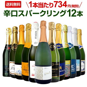 スパークリングワインセット【送料無料】第18弾!選び抜いたハイクオリティ泡ばかり12本!シャンパン製法入り辛口スパークリングワインセット!ワイン ワインセット 白 泡 辛口 金賞受賞 ギフト プレゼント 飲み比べ 詰め合わせ セット