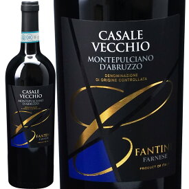 ファルネーゼ・カサーレ・ヴェッキオ・モンテプルチアーノ・ダブルッツォ 2022 赤ワイン 750ml 14.0% イタリア アブルッツォ州 フルボディ ミディアムよりのフルボディ 濃厚 濃密 濃縮感 果実味 ブラックベリー スパイシー バニラ 樽香 オーク樽 輸入ワイン ロングセラー