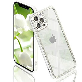 YUYIB iPhone15 Pro Max ケース クリア 透明 可愛い メッキ加工 花 キラキラ スリム 薄型 TPU ソフト 衝撃吸収 おしゃれ 指紋防止 お