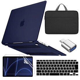 Conbovo MacBook Air 13 ケース A2337 A2179 (5点セット)カバー＋ケース＋液晶保護フィルム＋キーボードカバー＋ Type C &amp; USB