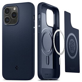 Spigen iPhone14Pro ケース Magsafe対応 マグネット搭載 TPU ワイヤレス充電対応 米軍MIL規格取得 耐衝撃 すり傷防止 マグ・アーマー