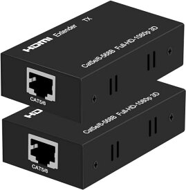 【EDIDコピー機能 付き エクステンダー】HDMI エクステンダー Yukidoke EX60H 60Mまで HDMI LAN 変換 延長器 HDMI Over Ethernet Ext