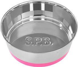 S.P.B. （スーパーペットボウル）犬用食器 フェスティバボウル ピンク 大型犬用LLサイズ