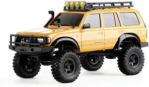 FMS 1:18 ToyotahN[U[LC80 RTRZbg Land Cruiser 80 WRN[[ 4WDl֋쓮 It[hJ[ ϑ 2.4GWRJ[ F؍ς CZXF؎ԃf (O[)[CtC
