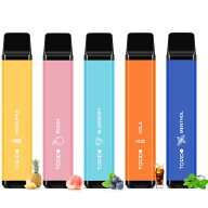 電子タバコ 使い捨て vape 12500回吸引可能 5風味セット メンソール入り スーパー清涼感 コーラ パイナッ…