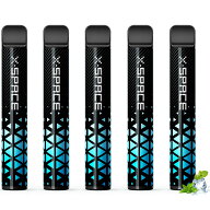 電子タバコ シーシャ ベイプ 使い捨て vape ミントメンソール 5本セット 10000回吸引可能 持ち運び便利 …