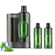 電子タバコ 使い捨て vape シーシャ 15,000回吸引回数 大容量 スーパーンソールポッド3個付き 水蒸気タバ…