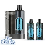 電子タバコ 使い捨て vape シーシャ 15,000回吸引回数 大容量 零度スーパー清涼感ポッド3個付き 水蒸気タ…