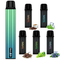 電子タバコ VAPE スターターキット 本体 25000回吸引 カートリッジ POD 5風味 使い捨て 使用簡単 メンソ…