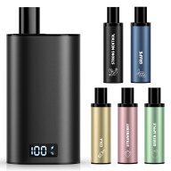 【特価セール】電子タバコ べイプ ポッド交換式 フレーバー5種付き 25,000回吸引可能 LEDディスプレイ搭…