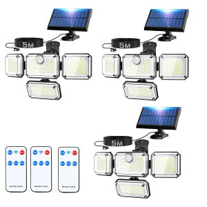 AOZORA �\�[���[���C�g ���O �l���Z���T�[ �h�� �����_�� �y333LED 4�ʔ��� �����^�z �Z���T�[���C�g 3�m�\���[�h 360°�p�x�����\ 2400mAh��e�ʓd�r �����P�x �h�� �����_��/���� �n�k �Ôg ��