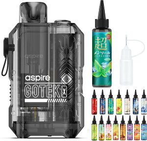 �d�q�^�o�R Aspire GOTEK X �A�X�p�C�A �S�[�e�b�NX �|�b�h 3�_�Z�b�g �V�[�V�� �����^�� �g���̂� VAPE POD�^ �G�A�t���[���� �{�� ��J�[�g���b�W ���L�b�h�t�� ��e�� �x�C�v �X�^�[�^�[�L�b�g 