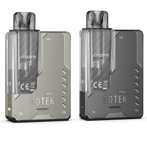 Aspire GOTEK PRO �d�q�^�o�R �A�X�p�C�A �S�[�e�b�N �v���p �V�[�V�� �����^�уV�[�V�� �g���̂� VAPE POD�^ �G�A�t���[���� �K�����^���{�� ��J�[�g���b�W�t�� 1500mAh ��e�� �x�C�v �X�^�[�^�[�L