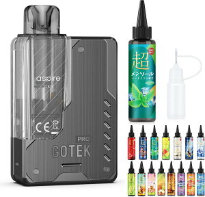 �d�q�^�o�R Aspire Gotek Pro �A�X�p�C�A �S�[�e�b�N �v���p 3�_�Z�b�g �V�[�V�� �����^�� �g���̂� VAPE POD�^ �G�A�t���[���� �K�����^���{�� ��J�[�g���b�W ���L�b�h�t�� ��e�� �x�C�v �X�^�[