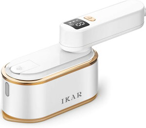 アイロン スチームアイロン 衣類スチーマー 10秒立ち上がり 3段階スチーム量調節 LEDディスプレイ 折り畳み式 ハンドル180°回転 150ml大容量タンク ハンディアイロン 携帯アイロン iron時短除菌