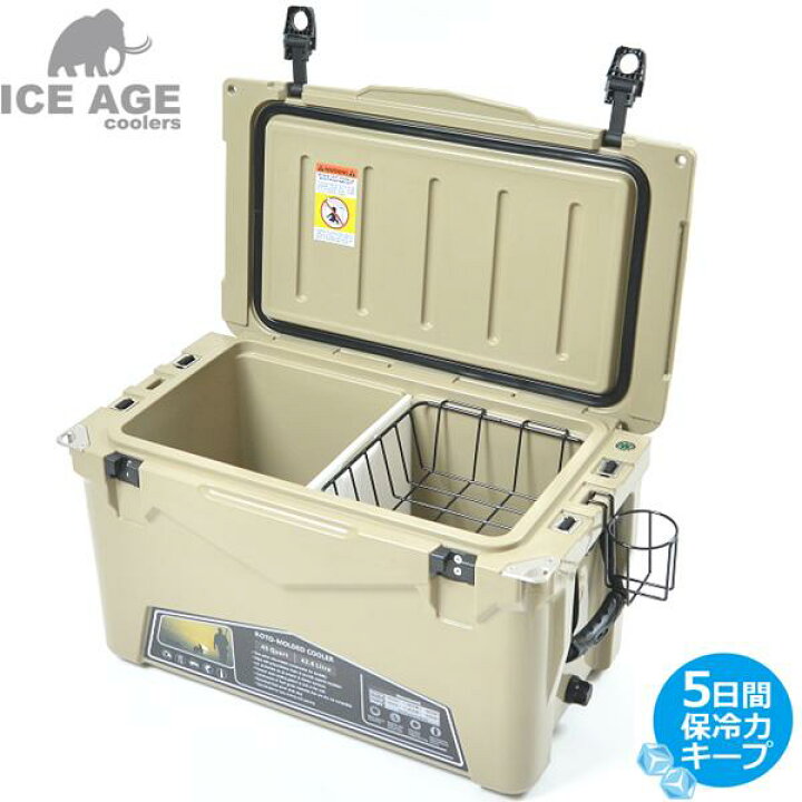 楽天市場】ILC045TAN アイスエイジ 45QT タン ICE AGE 42.6L【送料無料 